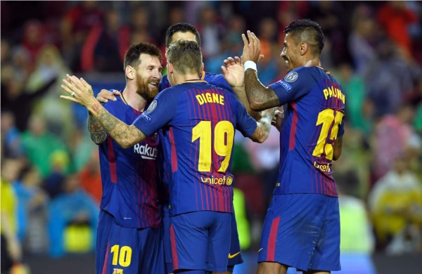 Barcelona gana sin problemas al Olympiakos en la Champions League