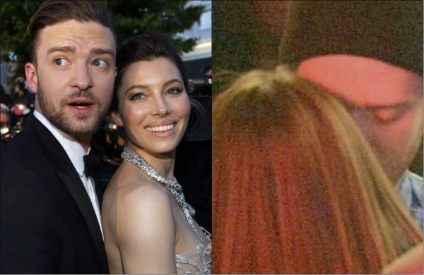 Justin Timberlake besa a una mujer... que no es Jessica Biel