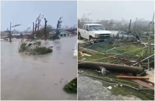El huracán Dorian devasta las Islas Ábaco, en el noroeste de Bahamas