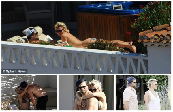 Pamela Anderson se besa con quien se está divorciando