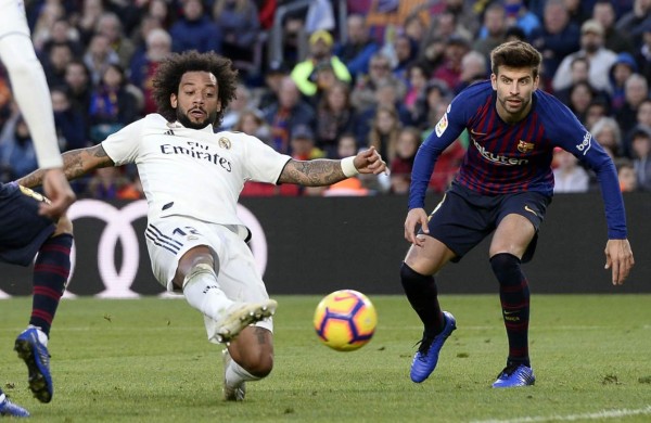 El gol de Marcelo para el descuento del Real Madrid ante Barcelona