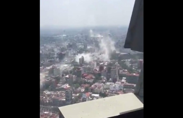 Hondureña en México: 'Fue horrible, el temblor se sintió bien fuerte'