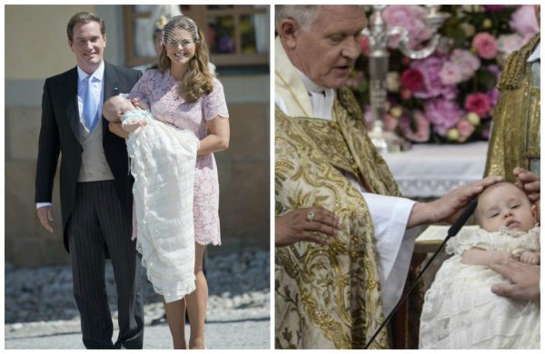 La princesa Leonore Lilian María es bautizada