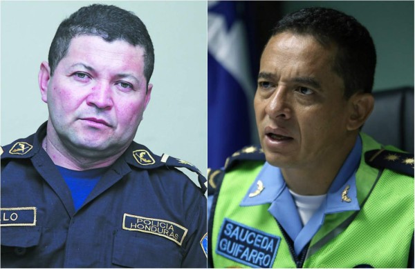 Entre Galo y Sauceda está el jefe de la Policía Nacional