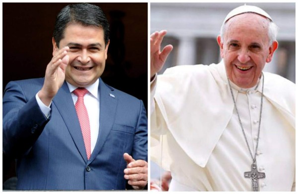 Presidente de Honduras se reunirá con el papa Francisco el sábado