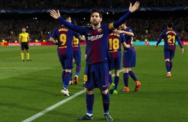 Messi lidera golea del Barcelona ante Chelsea y avanza a cuartos