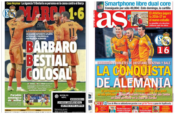 La prensa alemana y española se rinden al Real Madrid