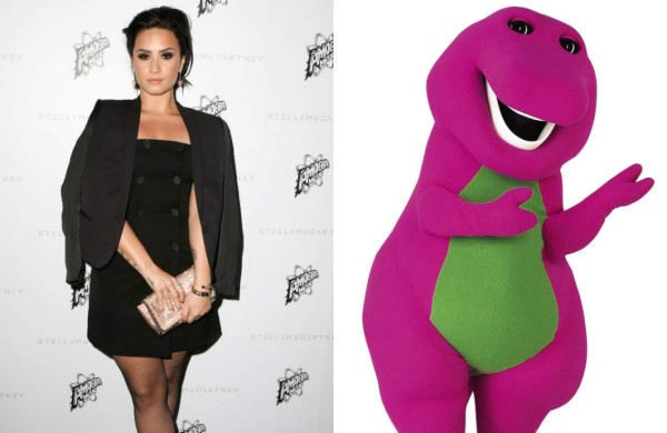 Demi Lovato se enamoró de 'Barney'