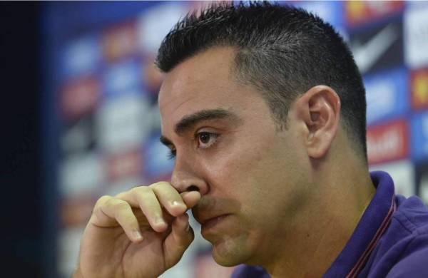 Xavi Hernández anuncia su salida del Barcelona