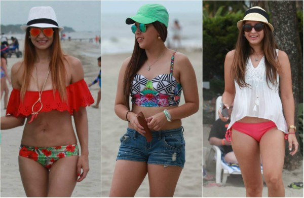 Mujeres cautivan en playas del litoral atlántico