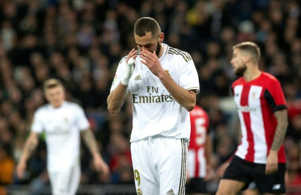 Real Madrid tropieza en casa contra Athletic de Bilbao en la Liga Española