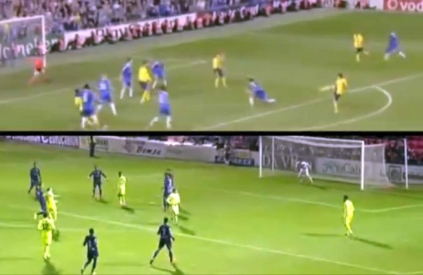 Iniesta volvió con un golazo que recordó al de Stamford Bridge