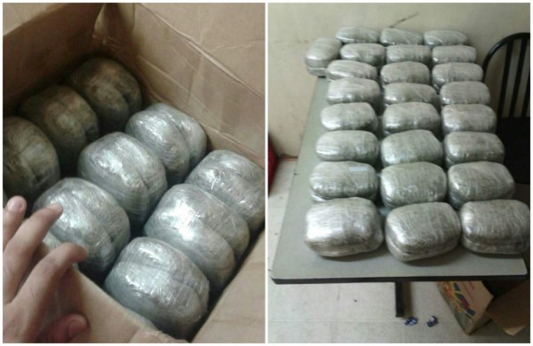 Detienen a joven con 25 paquetes de marihuana en San Pedro Sula