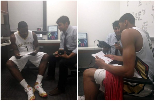 David López Jr, el único hondureño que comenta los partidos de la NBA