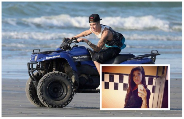 Justin Bieber coquetea con la modelo Yovanna Ventura