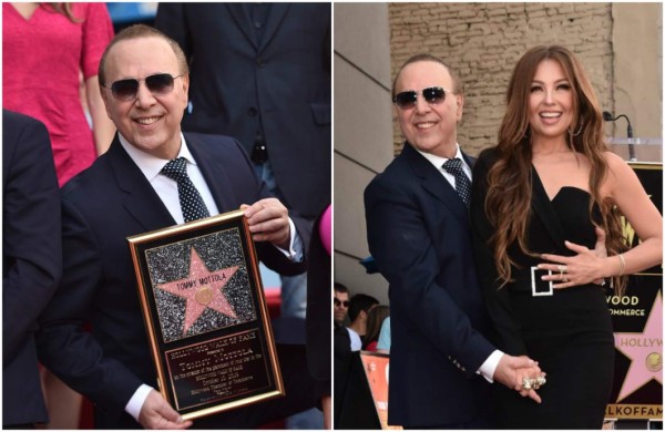 Tommy Mottola recibe estrella en el Paseo de la fama y Thalía le dedica emotivo mensaje