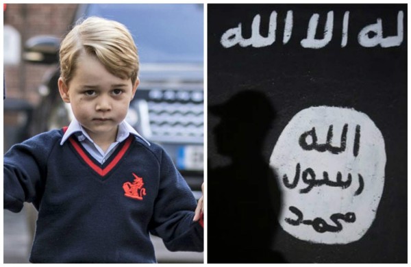 'Ni la familia real se salvará', ISIS amenaza al príncipe George