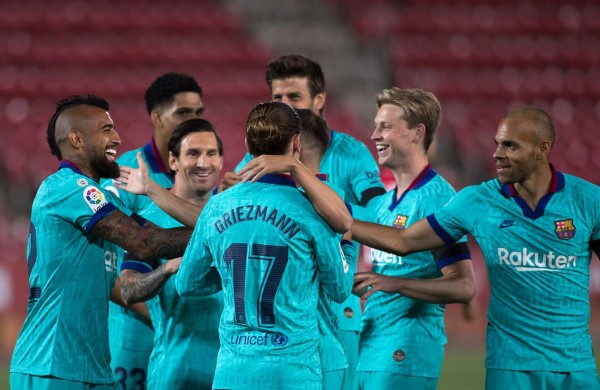 El Barça arranca con paso arrollador en el reinicio de la Liga Española contra Mallorca