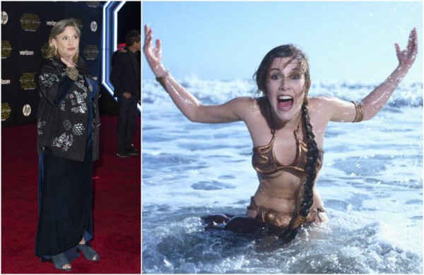 Carrie Fisher responde a críticas sobre su cuerpo