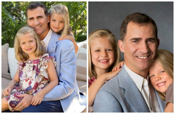 Nuevas fotos del príncipe Felipe con sus hijas