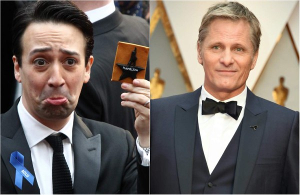 Viggo Mortensen y Lin-Manuel Miranda mandan recados a Trump desde la alfombra
