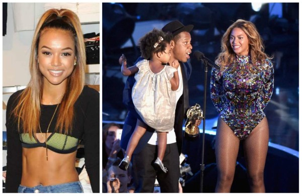 Karrueche Tran se burla del peinado de la hija de Beyoncé