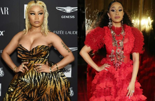 Video: Cardi B agrede a Nicki Minaj en fiesta de Harper's Bazaar