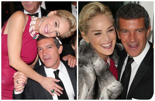 Antonio Banderas y Sharon Stone, cada vez más juntos