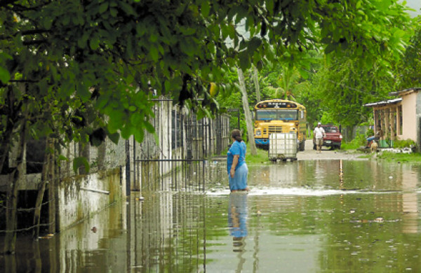 Inundaciones en Potrerillos