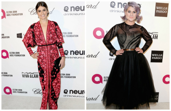 Lady Gaga y Britney Spears en la fiesta de Elton John