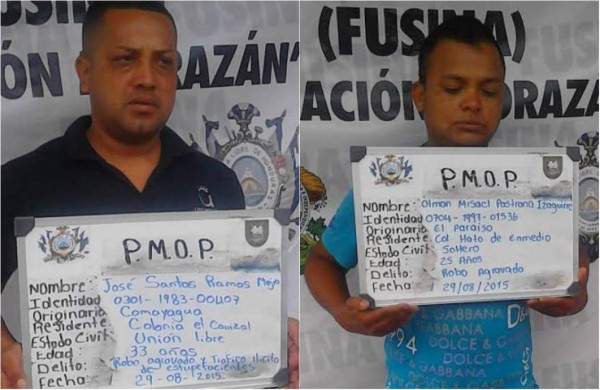 Caen dos policías preventivos acusados de robo