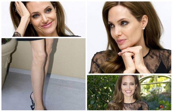 La extrema delgadez de Angelina Jolie