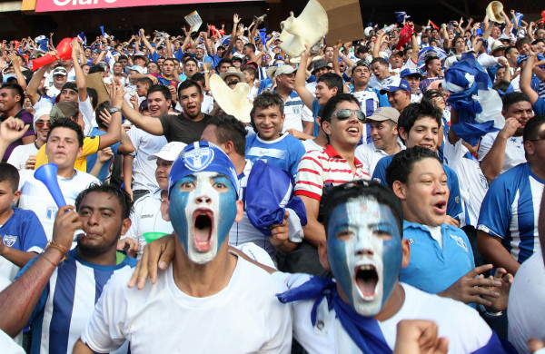 La afición hondureña, puro corazón