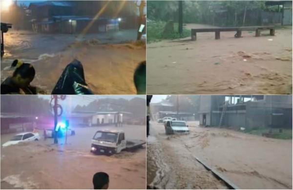 Lluvias dejan varios damnificados en Tela y Trujillo