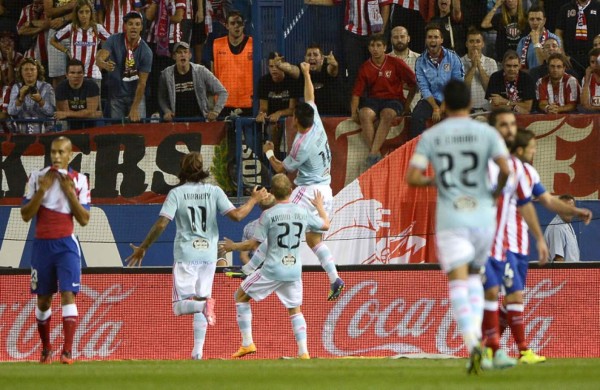 El Atlético de Madrid se estrella en su casa contra el Celta de Vigo