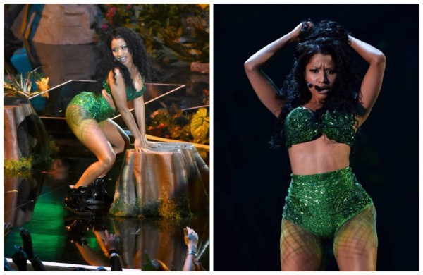 Nicki Minaj le puso fuego y sensualidad a los MTV