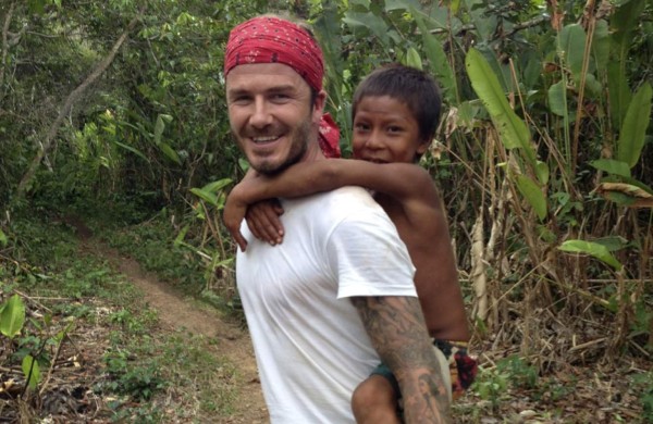 David Beckham teme a las ranas sudamericanas
