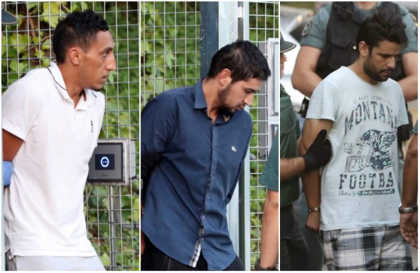 Detenidos por atentados de Cataluña declaran ante un juez&nbsp;