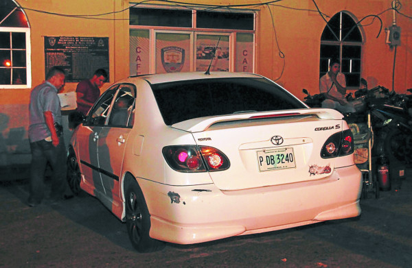 Cae oficial del Ejército con vehículo robado