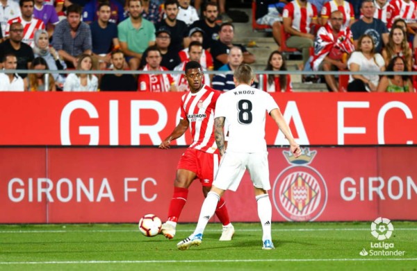 Girona y 'Choco' Lozano, goleados por Real Madrid en la Liga Española