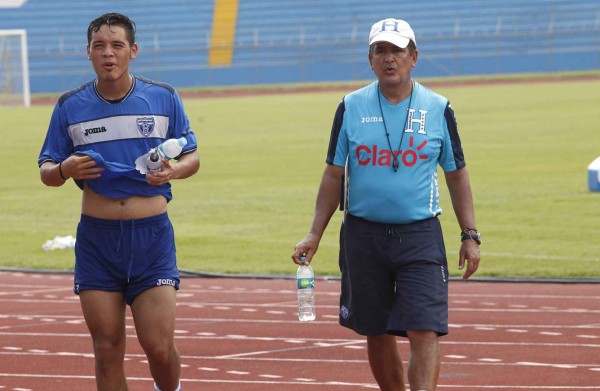 'Gringo' Frank Morales entrenó con la Sub-23 de Honduras