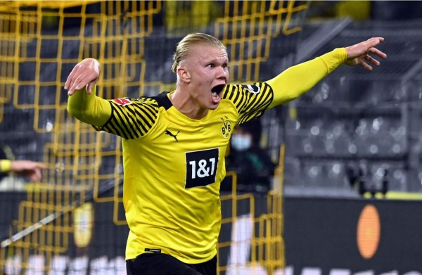 Borussia Dortmund venció al Hoffenheim con agónico gol de Haaland en el descuento