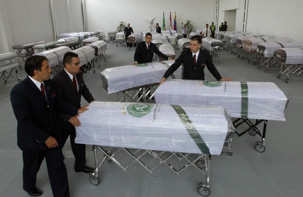 Familias de víctimas del Chapecoense quedarían sin indemnización