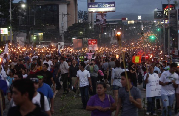 Anduray: Gente de las marchas de antorchas quieren diálogo 