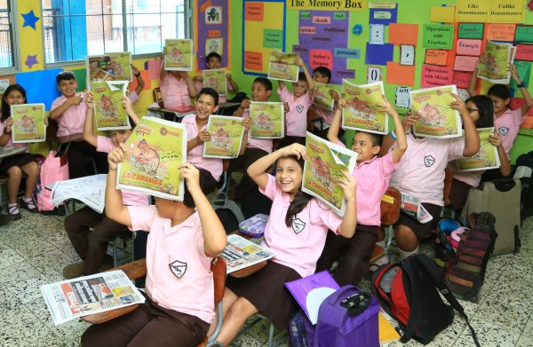 'La Caramba” encanta a miles de escolares de San Pedro Sula