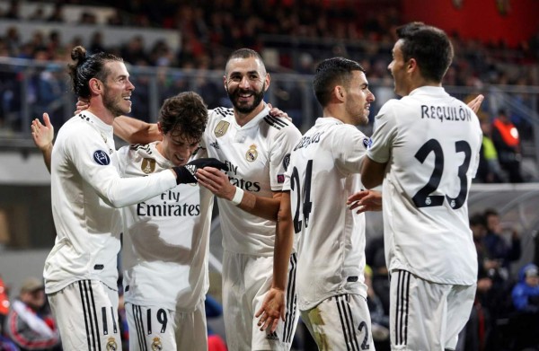 Real Madrid receta una manita al Viktoria Plzen en debut de Solari en la Champions League