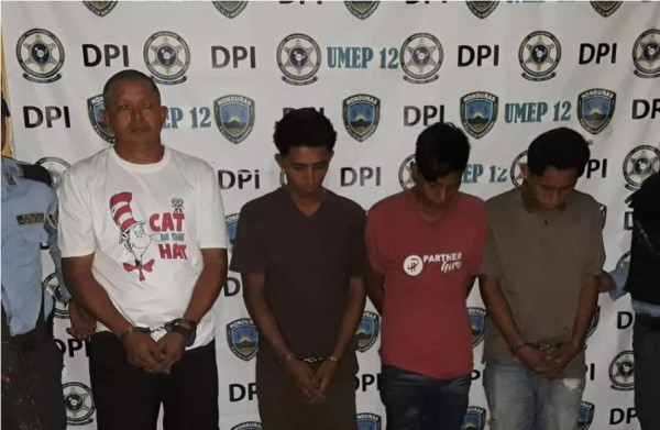 Villanueva: Capturan a cuatro supuestos miembros de la banda Los Chorizos