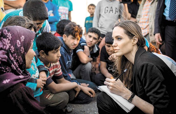 Angelina Jolie, a sus 40 años, con el mundo a sus pies