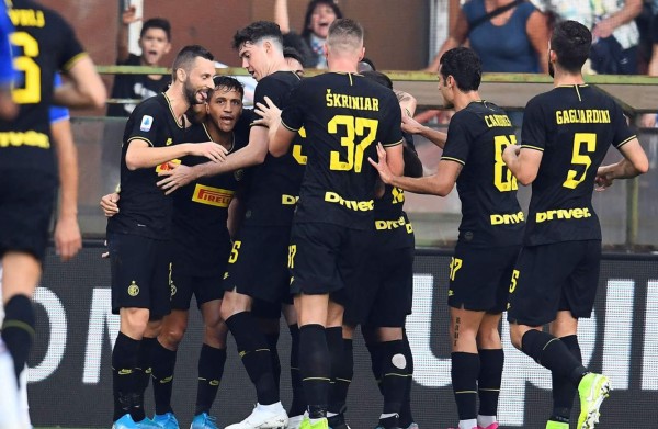El Inter derrotó a la Sampdoria, se mantiene líder de la Serie A y llegará motivado al Camp Nou