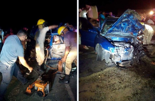 Madre y su hijita mueren en accidente vehicular en Tela